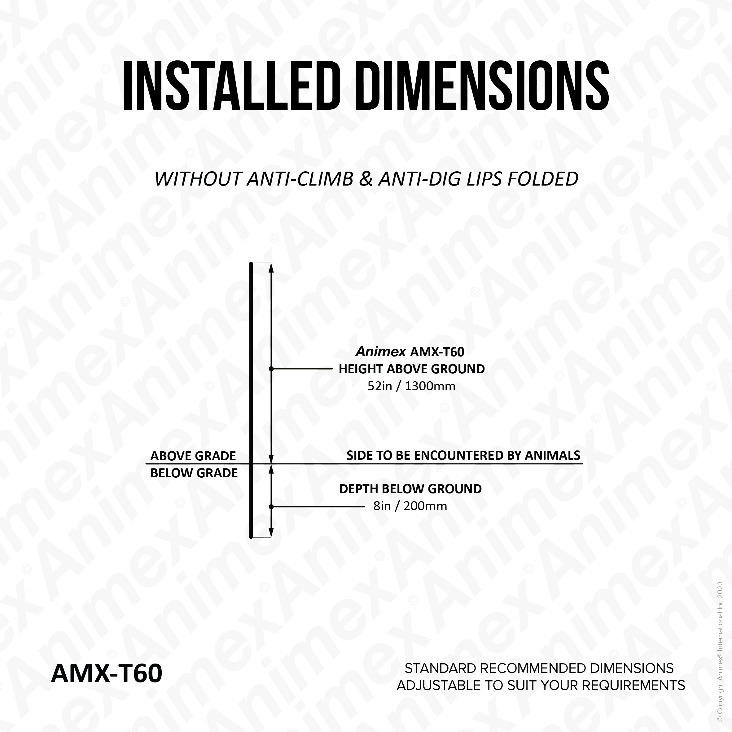 hamuページ AMX-T60 (Temporary) Wildlife Exclusion Fencing — Animex Wildlife
